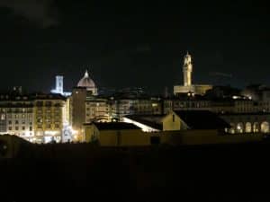 Firenze e Palazzo Vecchio di notte