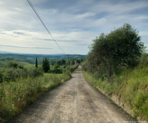 Tratto della Via Francigena tra Gambassi Terme e San Gimignano